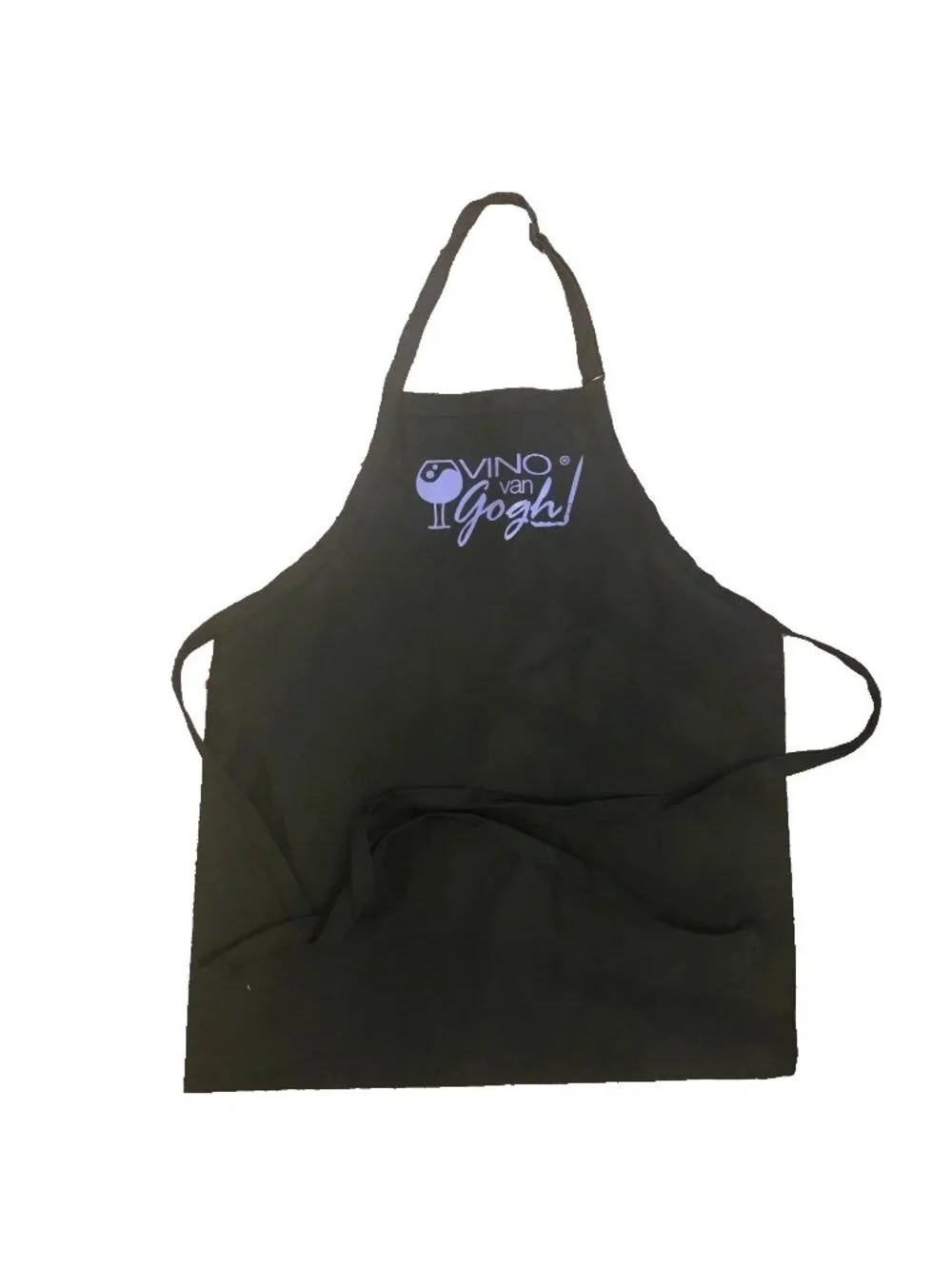 Painting Art or Cooking Apron Black Purple Logo Adult Size Daystar Made in USA